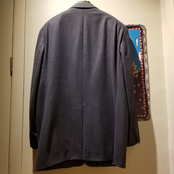 LAUREN/SIMON'S Tweed Men's Overcoat (Size L) - Picture 6 of 9